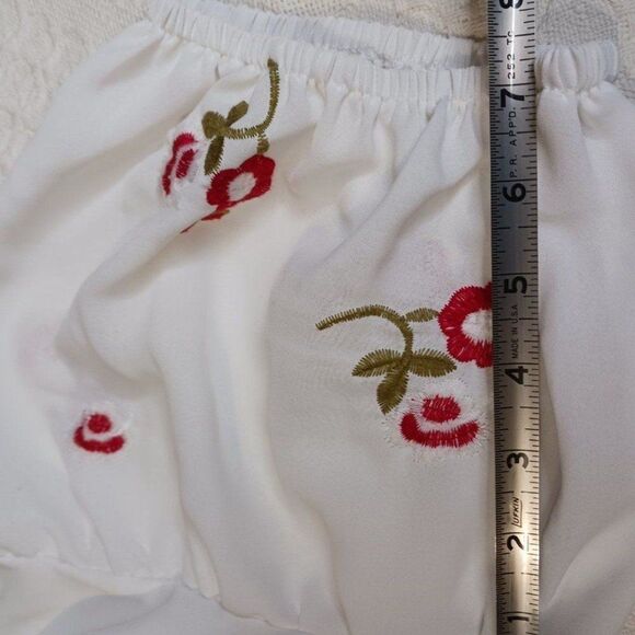 Shein Curve Women's size 4XL White Polyester Top Blouse - Picture 6 of 8